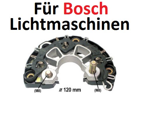 Lichtmaschinen Gleichrichter Diodenplatten Dioden für Bosch NEU !!!