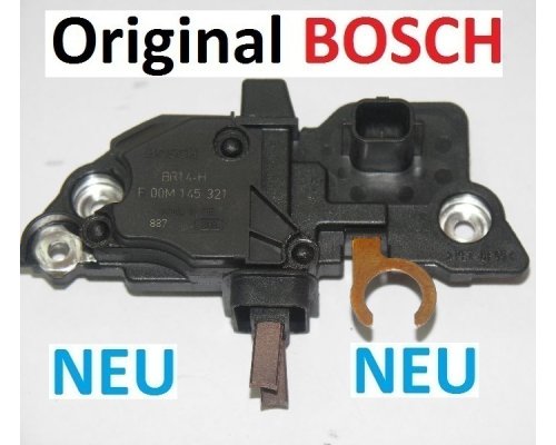 Original Neuteil Für Bosch Lichtmaschinen Regler Renault VGL-NR: F00M144131 F00M145303 F00M145304 F00M145321 F00M145335 Lichtmaschinenregler Lichtmaschine Regler Generatorregler Spannungsregler Laderegler
