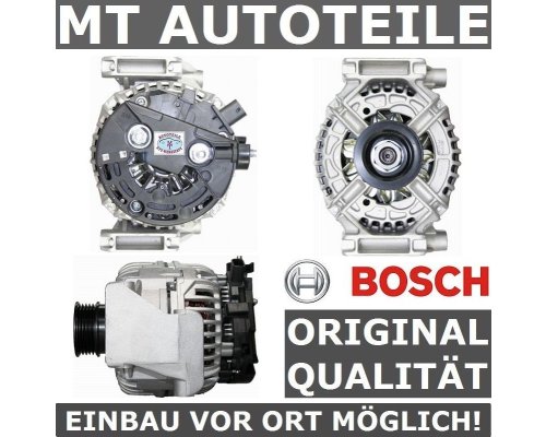 Original Bosch Lichtmaschine Opel Astra G Signum VECTRA C B Zafira A Saab 9-3 9-3X 120A